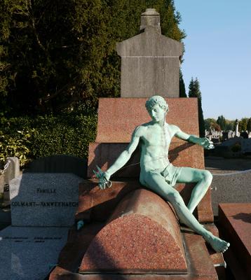 Beeld van de begraafplaats van Elsene