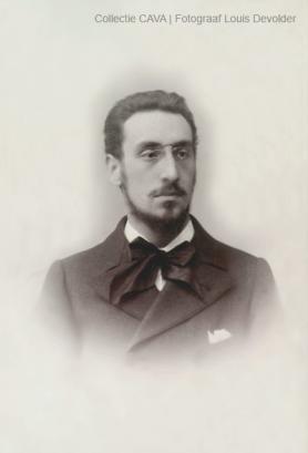 Portret van August Vermeylen, ca. 1895