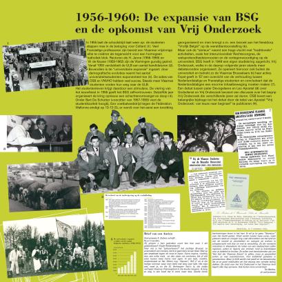 Paneel 20 van de tentoonstelling 150 jaar Vlaamse studenten in Brussel