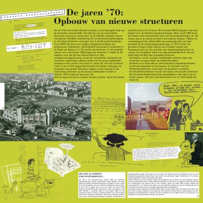 Paneel 23 van de tentoonstelling 150 jaar Vlaamse studenten in Brussel