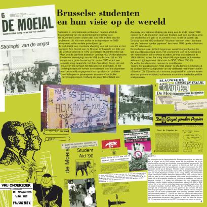 Paneel 26 van de tentoonstelling 150 jaar Vlaamse studenten in Brussel