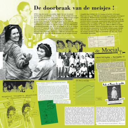 Paneel 28 van de tentoonstelling 150 jaar Vlaamse studenten in Brussel