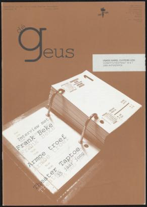 Cover van het tijdschrift De Geus