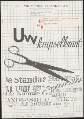 Cover van het tijdschrift UVV Knipselkrant