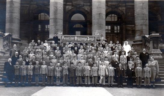 Foto van het Feest Vrijzinnige Jeugd 1949